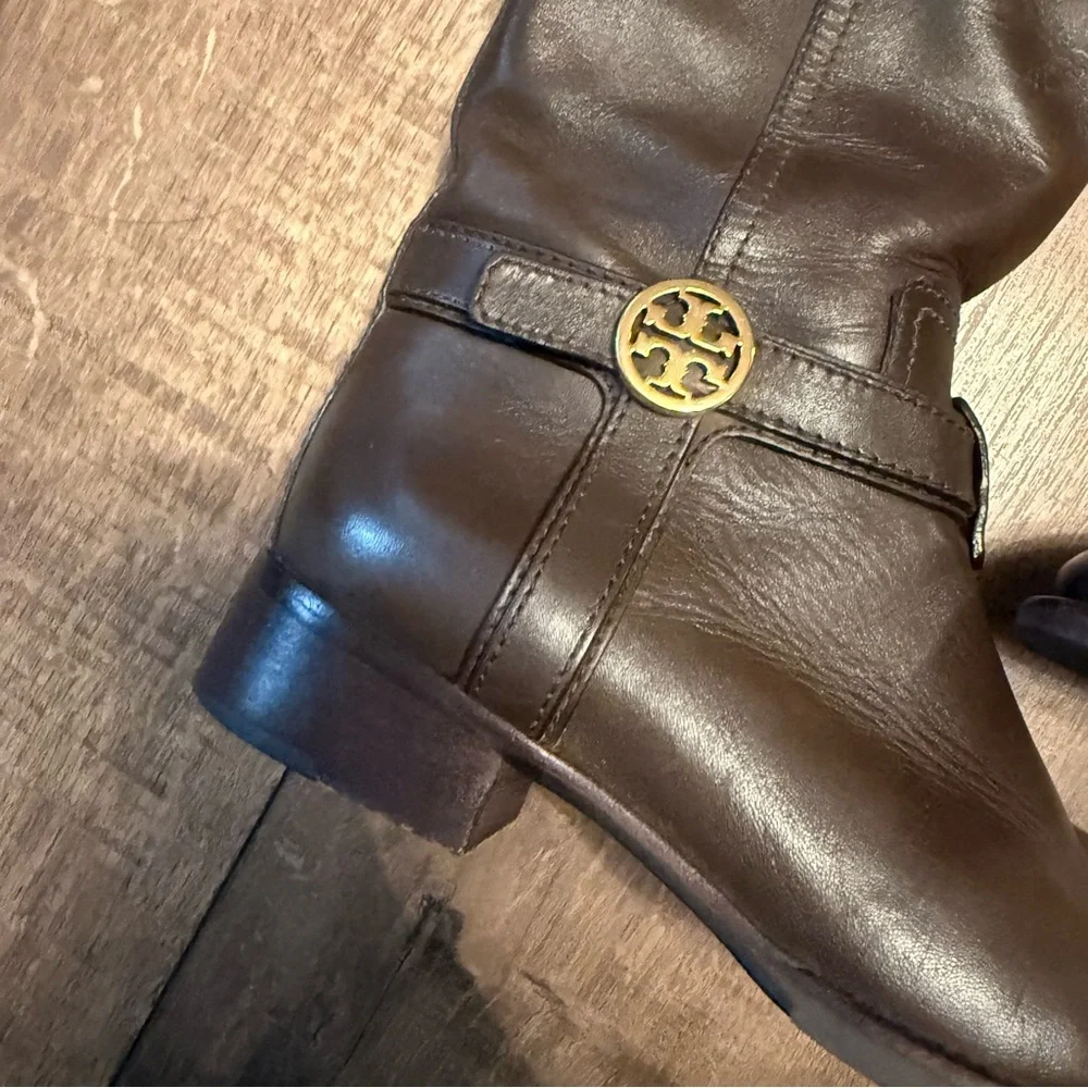 Tory Burch Bristol Brown Riding Boots